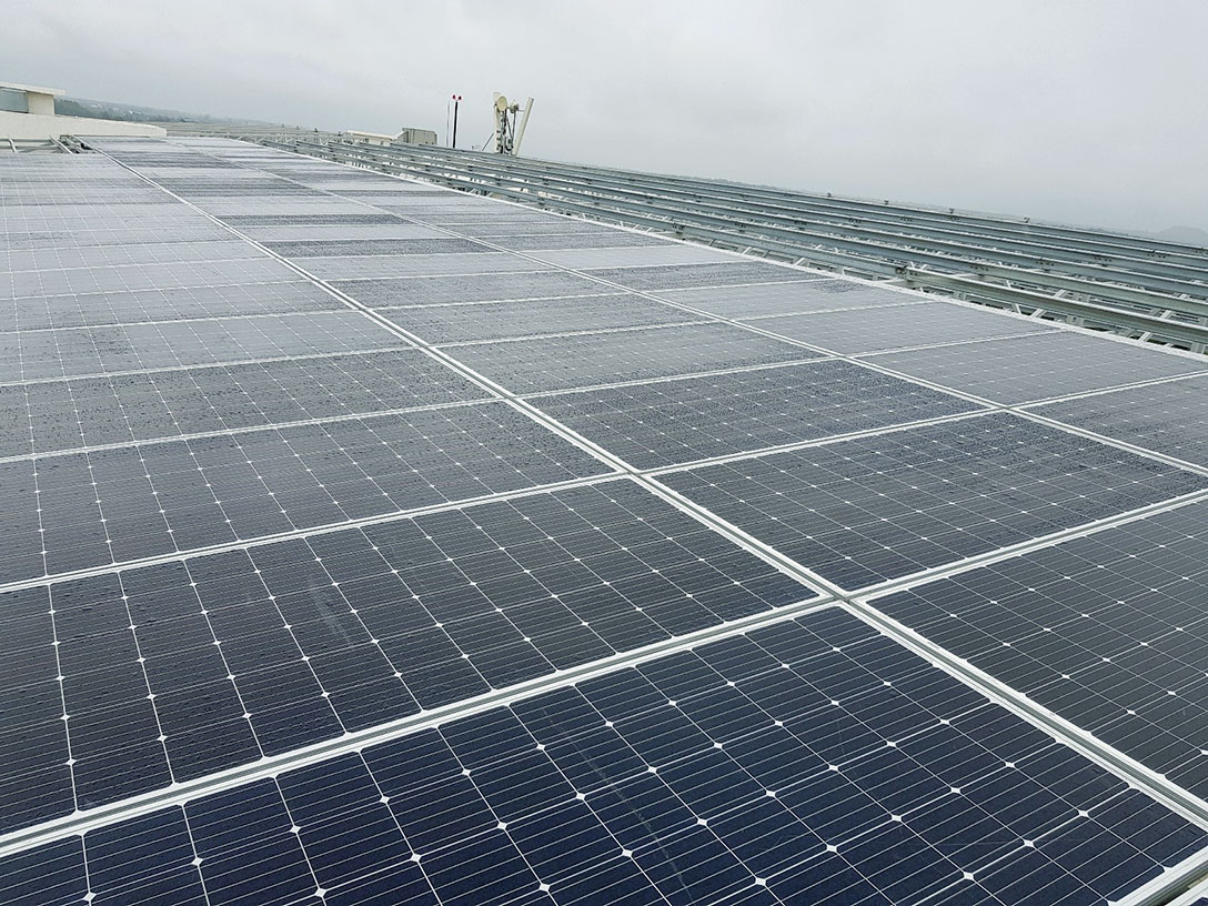 720 kWp On grid Rooftop Project at Bangalore